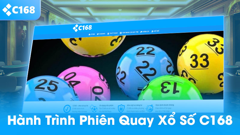 Hành trình phiên quay xổ số C168