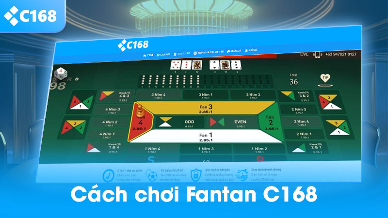 Hướng dẫn chơi Fantan C168