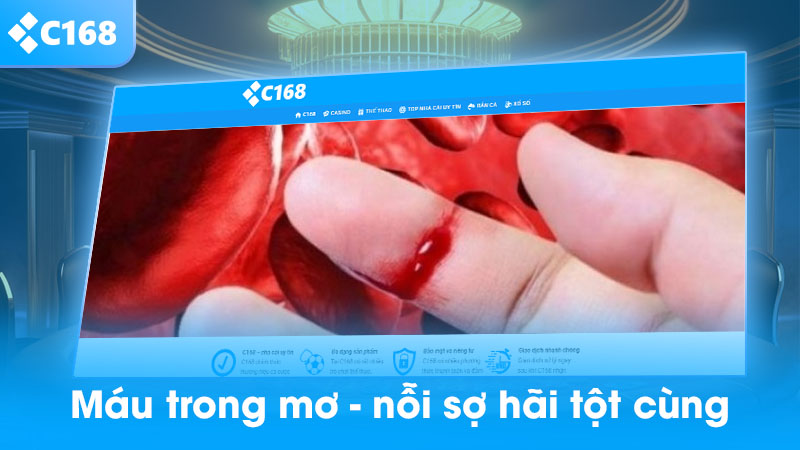 Nằm mơ thấy máu là nỗi sợ hay bước ngoặt 