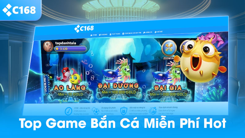 Top game bắn cá miễn phí đáng chơi thử